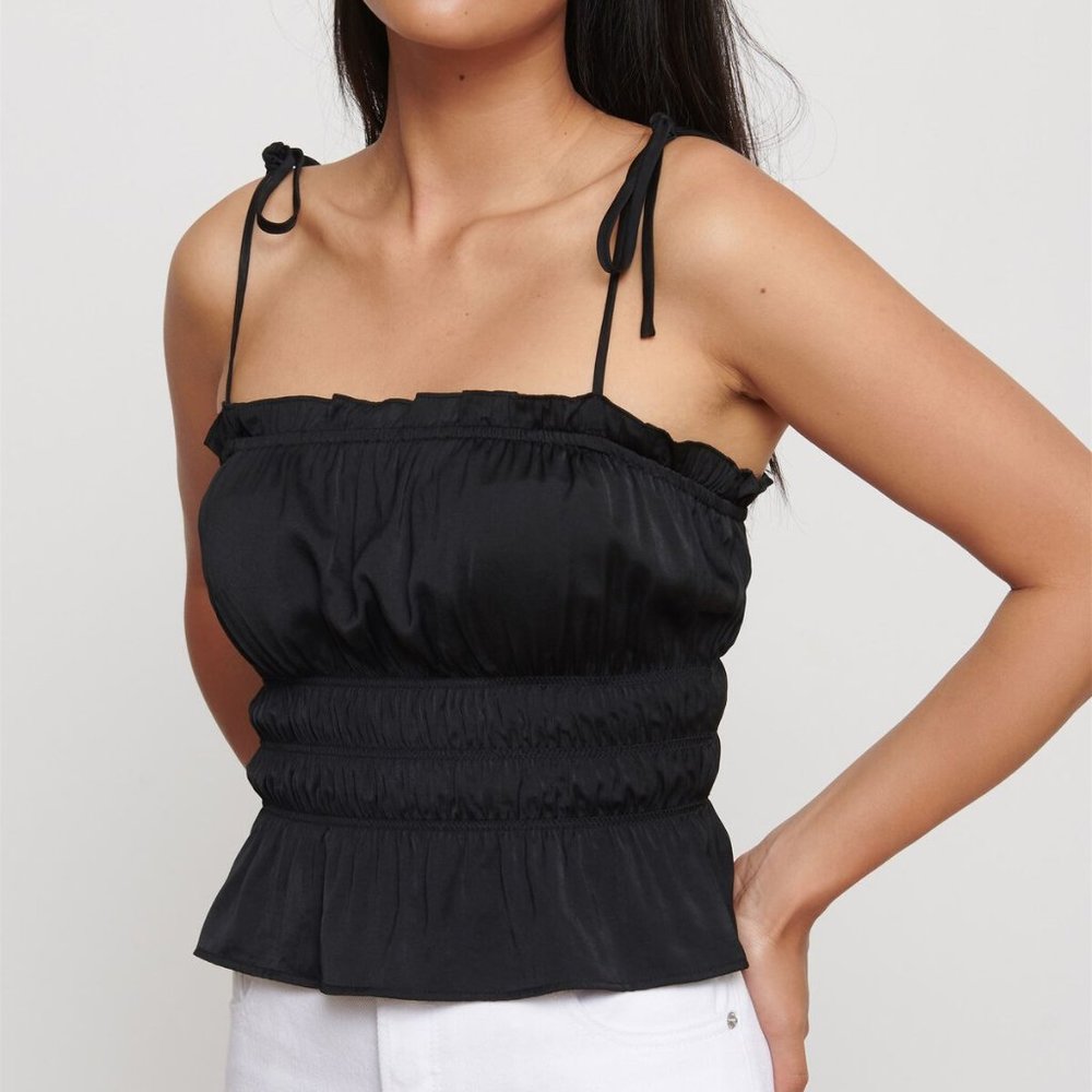 Dynamite Satin Elasticated Cami